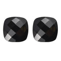 Thai Black Spinel Set of 2 (Cush 10x10 mm) 10.29 ctw - Sticky add to cart bar