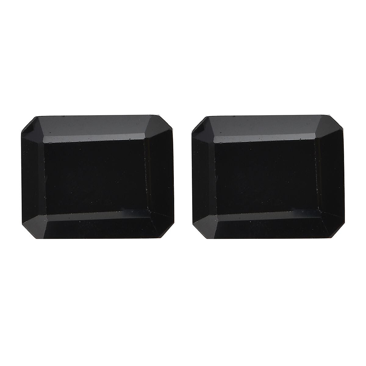 Thai Black Spinel Set of 2 (Oct 11x9 mm) 10.66 ctw