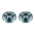 Blue Zircon Set of 2 (Ovl 5x4 mm) 0.90 ctw - Sticky add to cart bar