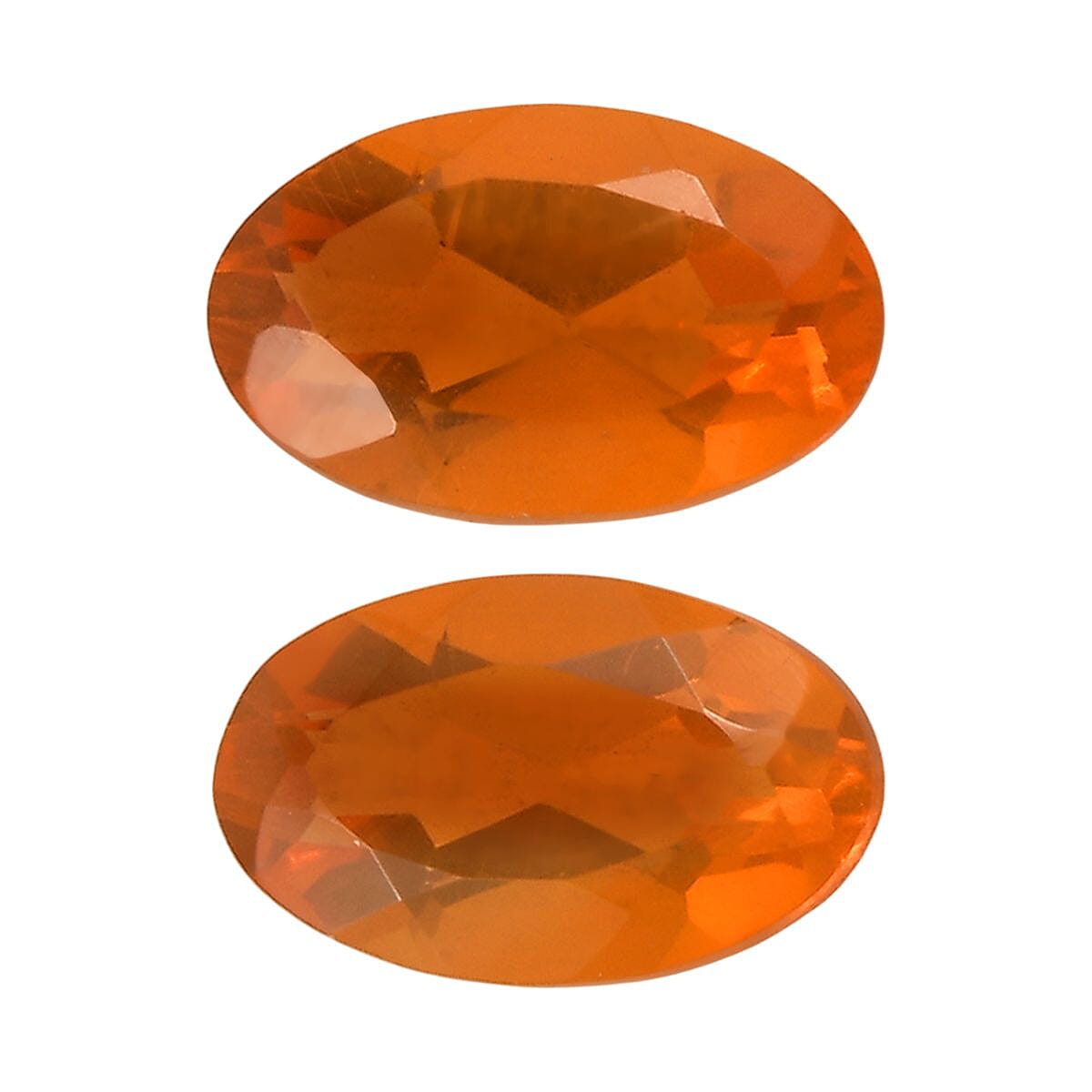 Premium Jalisco Fire Opal Set of 2 (Oval 5x3 mm) 0.29 ctw