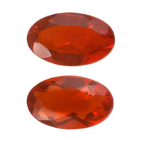 Premium Jalisco Fire Opal Set of 2 (Oval 5x3 mm) 0.28 ctw