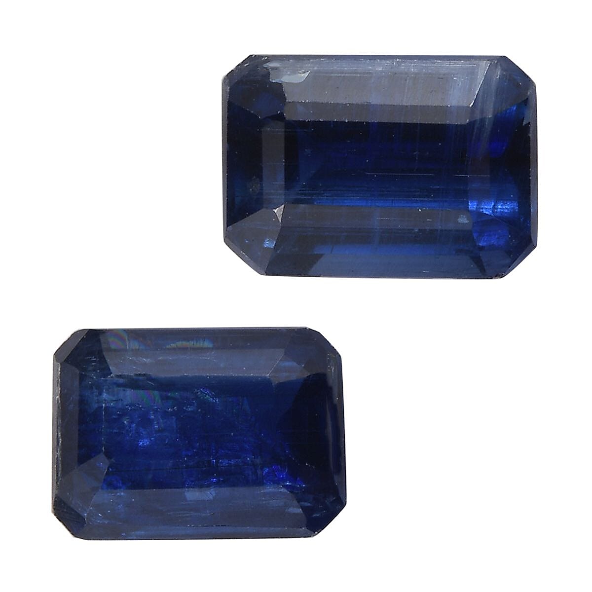 AA Kashmir Kyanite Set of 2 (Oct 7x5 mm) 2.38 ctw