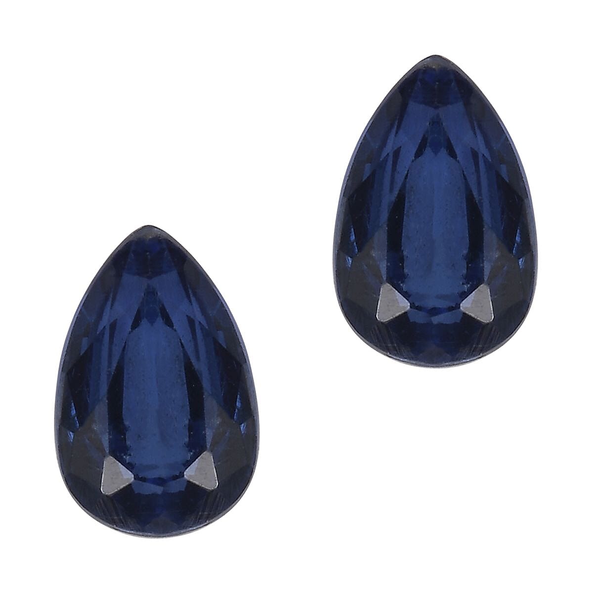 Kashmir Kyanite Set of 2 (Pear 5x3 mm) 0.44 ctw