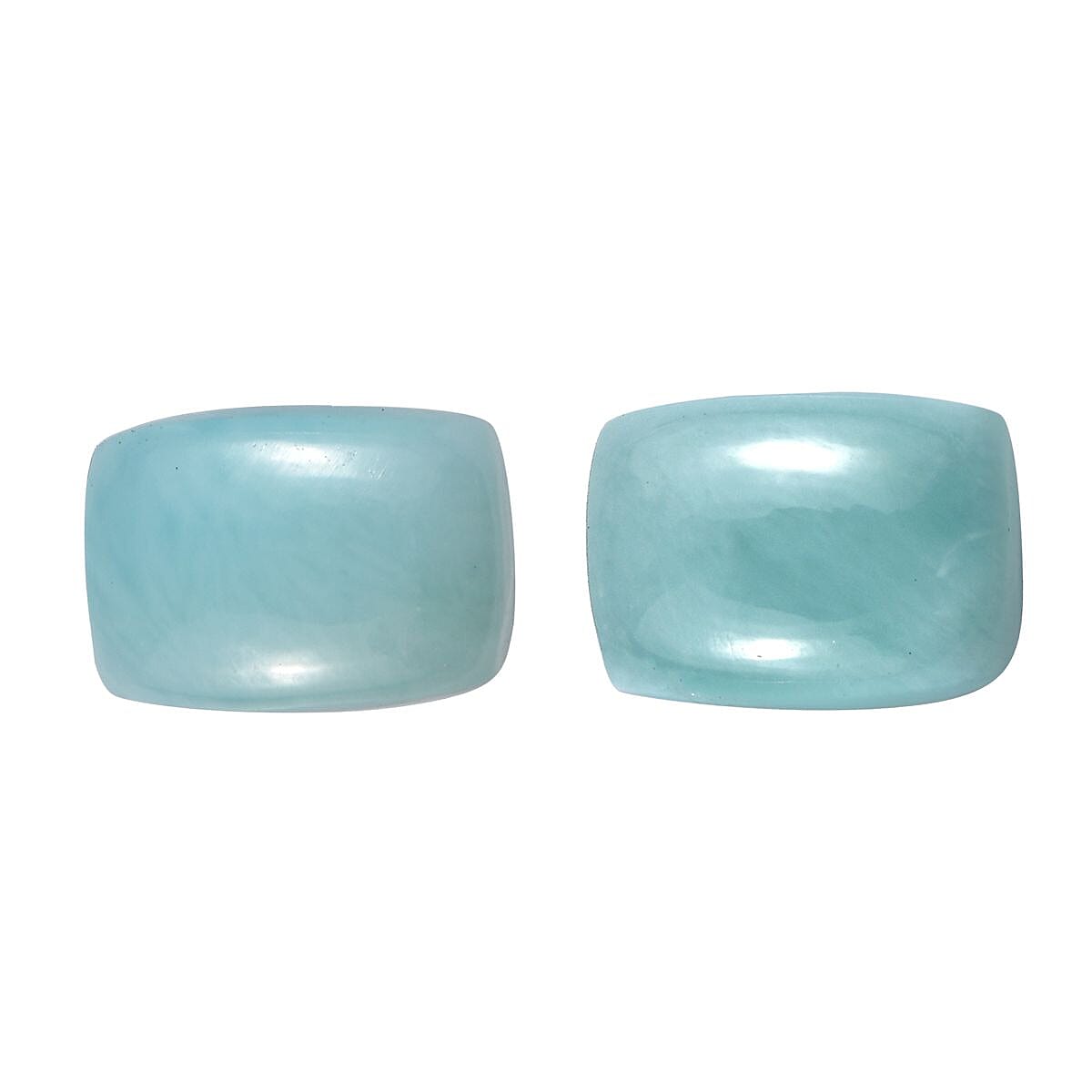Larimar Set of 2 (Cush 7x5 mm) 1.75 ctw