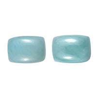 Larimar Set of 2 (Cush 7x5 mm) 1.75 ctw