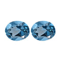 London Blue Topaz Set of 2 (Ovl 5x4 mm) 0.68 ctw - Sticky add to cart bar
