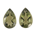 Bohemian Moldavite Set of 2 (Pear 6x4 mm) 0.58 ctw - Sticky add to cart bar