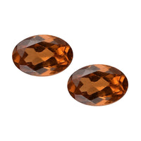 AA Ratnapura Hessonite Garnet Set of 2 (Ovl 6x4 mm) 1.02 ctw