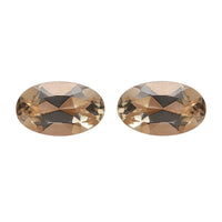Imperial Topaz Set of 2 (Ovl 5x3 mm) 0.44 ctw