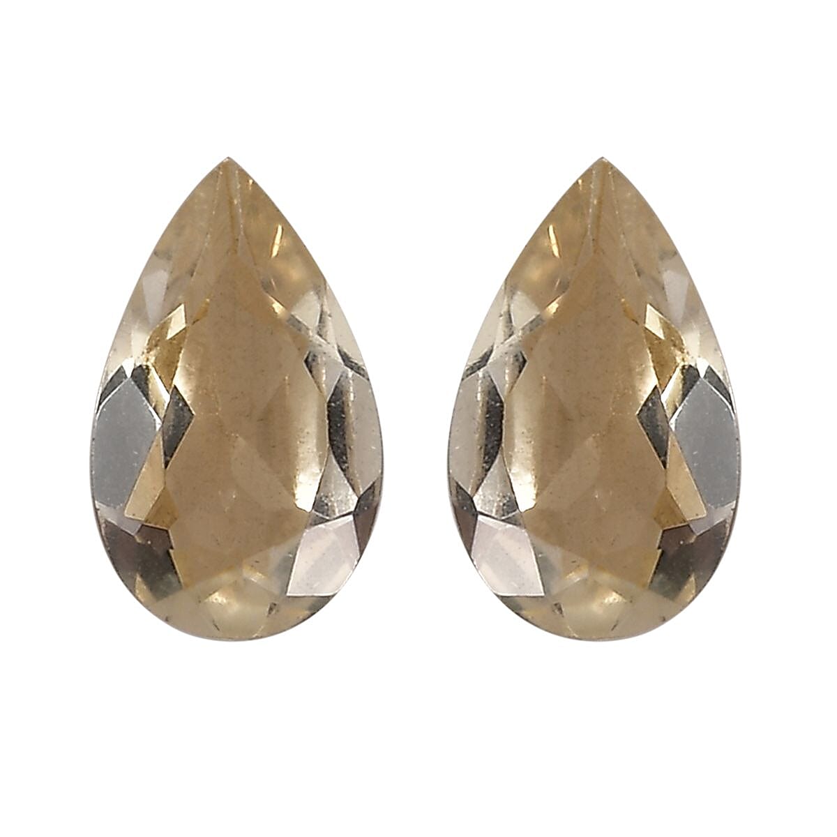 Imperial Topaz Set of 2 (Pear 5x3 mm) 0.39 ctw