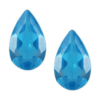 AA Malgache Neon Apatite Set of 2 (Pear 5x3 mm) 0.36 ctw Loose Gemstone
