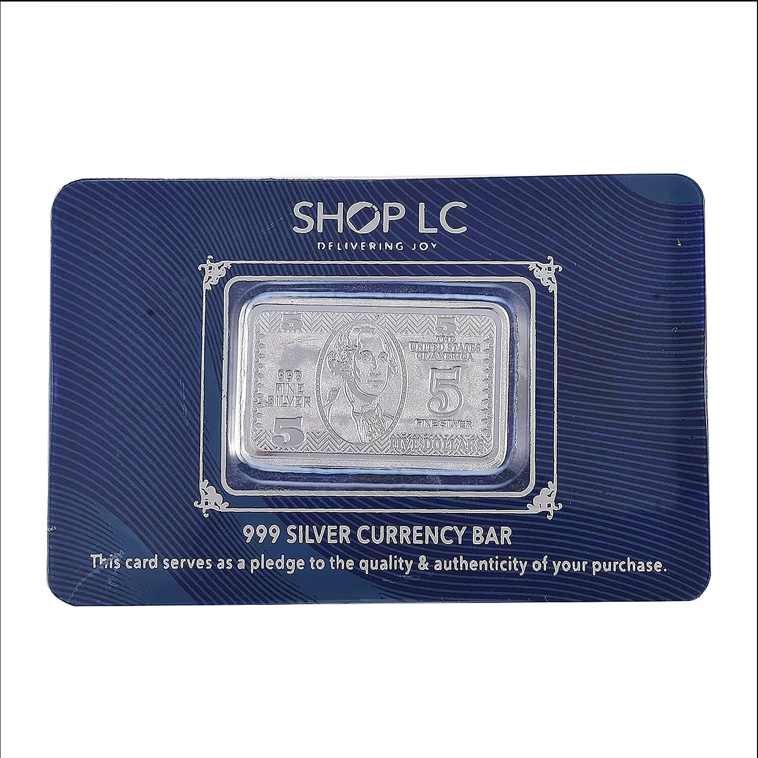 Buy 999.9 Fine Silver Currency Bar 5 Grams (Del. in 10-12 Days) at