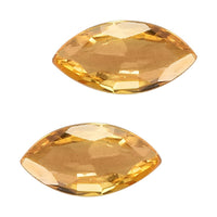 Orange Sapphire Set of 2 (Mrq 5x2.5 mm) 0.34 ctw