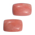 Peach Opal Set of 2 (Cush 6x4 mm) 0.73 ctw - Sticky add to cart bar