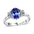 950 Platinum Premium Tanzanite, Luxuriant Lab Grown Diamond (E-F, VS) (0.50 cts) Ring (Size 10.0) 2.15 ctw - Sticky add to cart bar