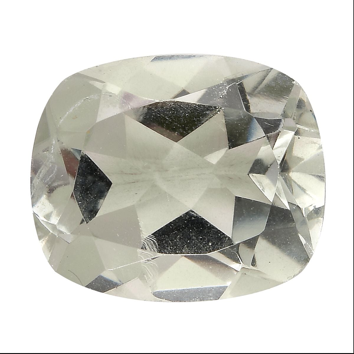 Montezuma Prasiolite (Cush 12x10 mm) 4.49 ctw