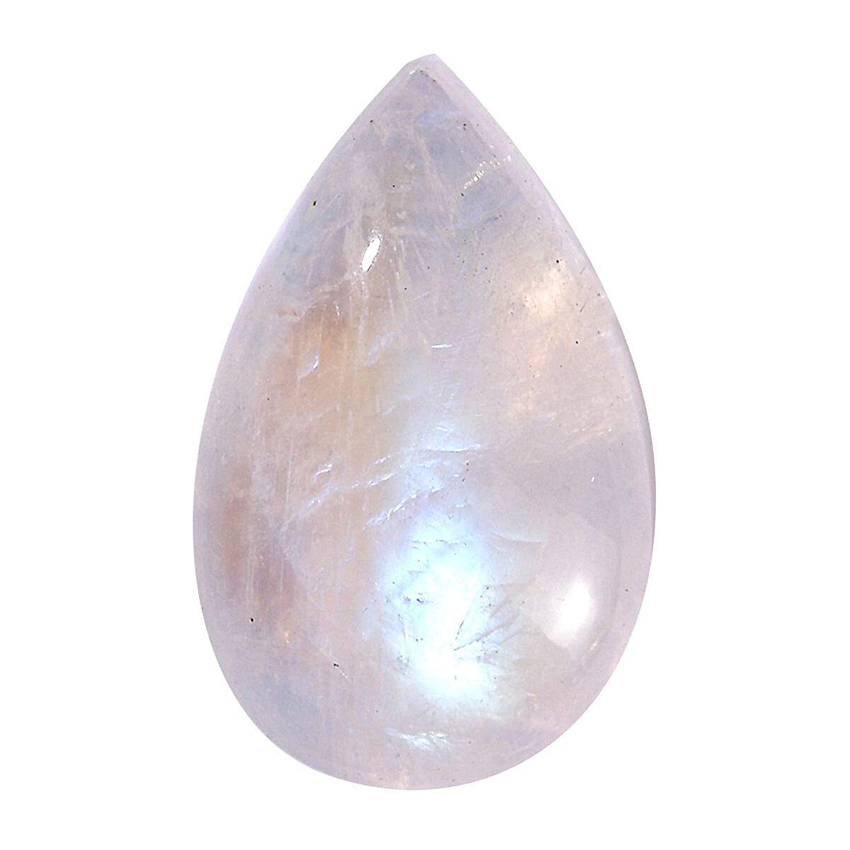 Rainbow Moonstone (Pear 12x8 mm) 3.06 ctw Loose Gemstone