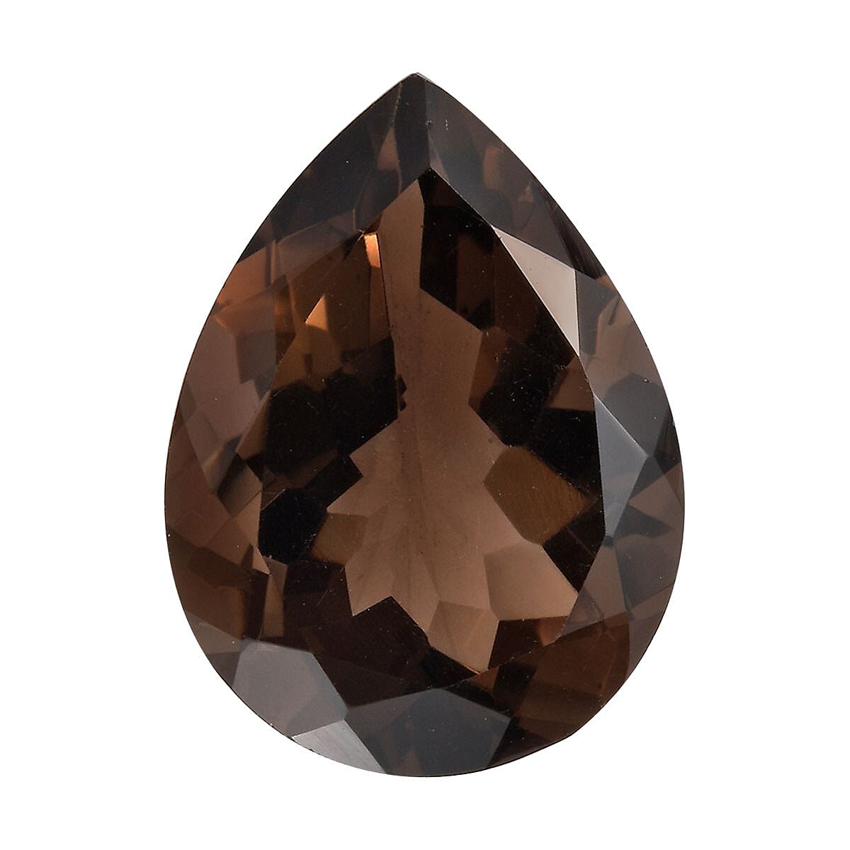 Brazilian Smoky Quartz (Pear 20x15 mm) 12.73 ctw