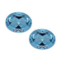 Swiss Blue Topaz Set of 2 (Oval 5x4 mm) 0.75 ctw - Sticky add to cart bar
