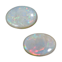 White Opal Set of 2 (Ovl 7x5 mm) 0.68 ctw