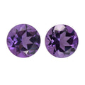 Uruguayan Amethyst Set of 2 (Rnd 6 mm) 1.49 ctw - Sticky add to cart bar