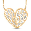 Italian Heart Necklace in 10K Yellow Gold 1.6 Grams 18-20 Inches - Sticky add to cart bar