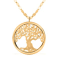 Italian Tree of Life Necklace in 10K Yellow Gold 1.91 Grams 18-20 Inches - Sticky add to cart bar