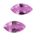 Madagascar Pink Sapphire Set of 2 (Mrq 5x2.5 mm) 0.30 ctw - Sticky add to cart bar