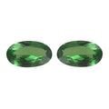 AA Tsavorite Garnet Set of 2 (Ovl 5x3 mm) 0.40 ctw - Sticky add to cart bar