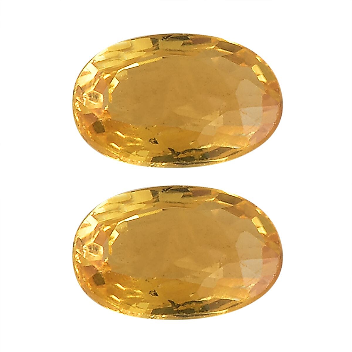 AA Yellow Sapphire Set of 2 (Ovl 5x3 mm) 0.49 ctw