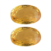 AA Yellow Sapphire Set of 2 (Ovl 5x3 mm) 0.49 ctw