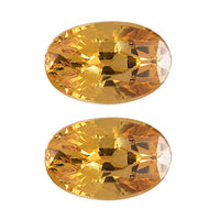 AAA Yellow Sapphire Set of 2 (Ovl 5x3 mm) 0.54 ctw