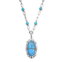 Karis Malagasy Labradorite Pendant com Necklace (18 Inches) in Platinum Bond 35.00 ctw