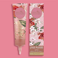Rachel Couture Blush Liquid with Hibiscus Extract - Sunset