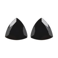 Thai Black Spinel Set of 2 (Trl 5 mm) 1.06 ctw Loose Gemstone