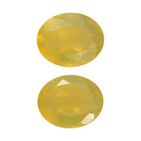 Canary OpalÂ Set of 2 (Ovl 5x4 mm) 0.46 ctw Loose Gemstone