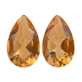 AA Brazilian Citrine Set of 2 (Pear 5x3 mm) 0.39 ctw Loose Gemstone - Sticky add to cart bar
