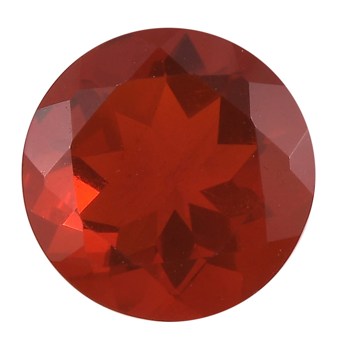 Jalisco Fire Opal (Rnd 7 mm) 0.86 ctw Loose Gemstone