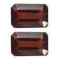 Mozambique Garnet Set of 2 (Oct 6x4 mm) 1.49 ctw Loose Gemstone - Sticky add to cart bar
