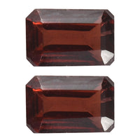 Mozambique Garnet Set of 2 (Oct 6x4 mm) 1.49 ctw Loose Gemstone