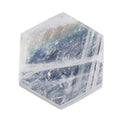 Rainbow Moonstone (Hexagon 12 mm) 5.88 ctw Loose Gemstone - Sticky add to cart bar