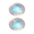 AA Rainbow Moonstone Set of 2 (Oval 5x4 mm) 0.87 ctw Loose Gemstone - Sticky add to cart bar