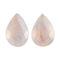 Rainbow Moonstone Set of 2 (Pear 7x5 mm) 0.69 ctw Loose Gemstone - Sticky add to cart bar