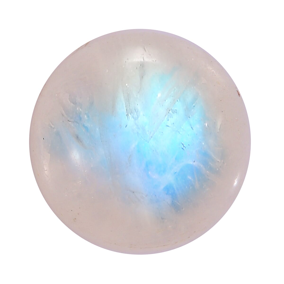 Rainbow Moonstone (Rnd 10 mm) 4.06 ctw Loose Gemstone