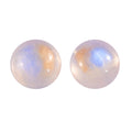 AA Rainbow Moonstone Set of 2 (Rnd 6 mm) 1.70 ctw Loose Gemstone - Sticky add to cart bar