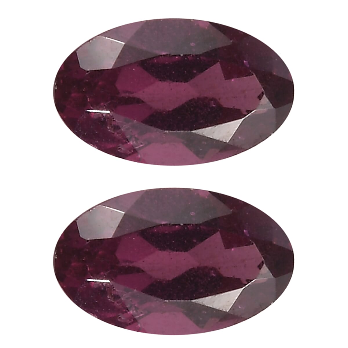 Orissa Rhodolite Garnet Set of 2 (Ovl 5x3 mm) 0.59 ctw Loose Gemstone