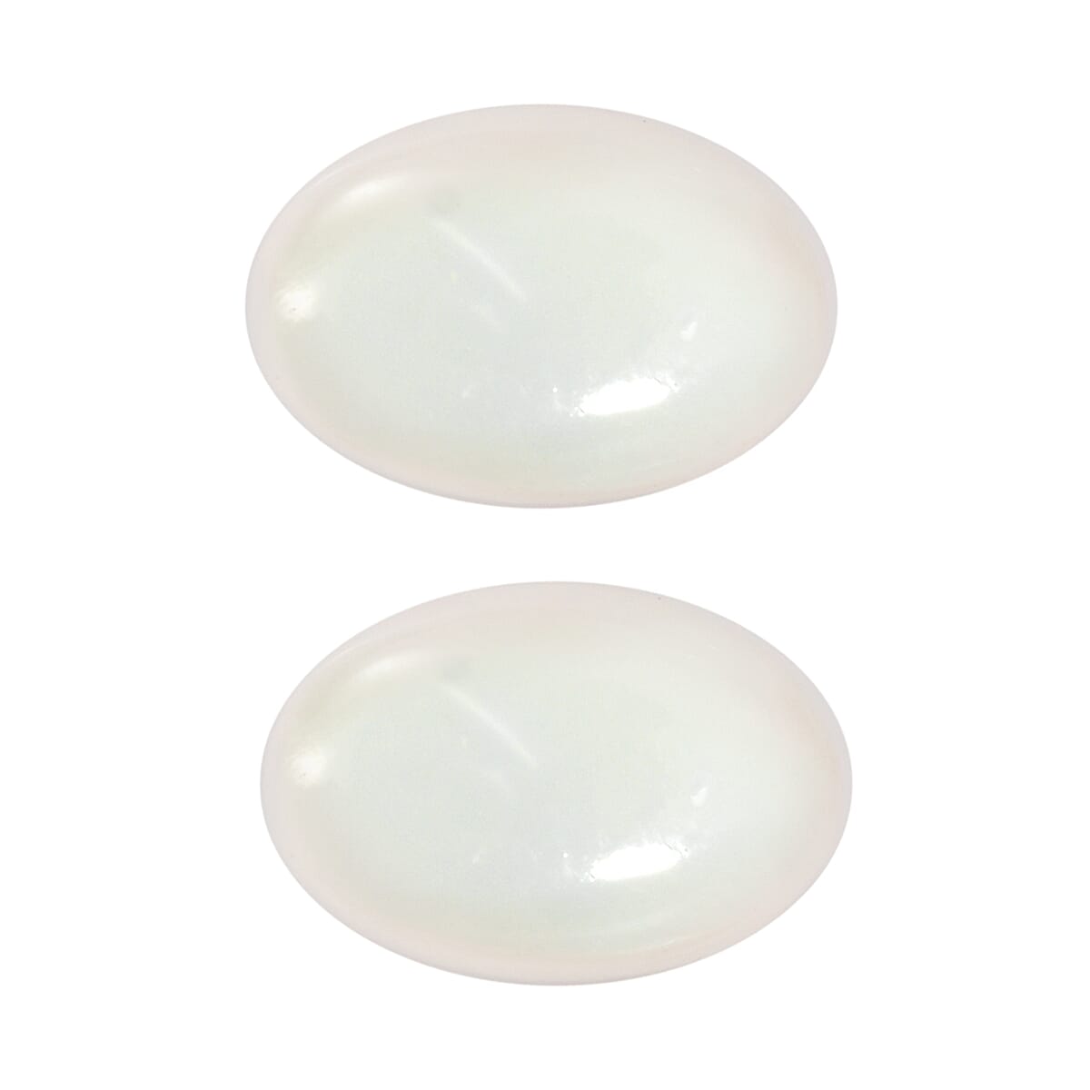 Australian White Opal Set of 2 (Ovl 6x4 mm) 0.49 ctw Loose Gemstone