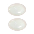Australian White Opal Set of 2 (Ovl 6x4 mm) 0.49 ctw Loose Gemstone - Sticky add to cart bar