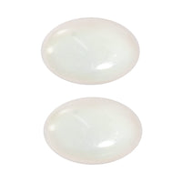 Australian White Opal Set of 2 (Ovl 6x4 mm) 0.49 ctw Loose Gemstone