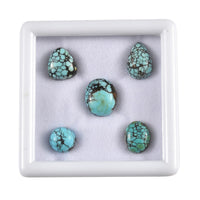 Blue Moon Turquoise Assorted Box (Mix Mix mm) 15.00 ctw Loose Gemstone